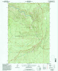 Download a high-resolution, GPS-compatible USGS topo map for Savage Ridge, ID (1997 edition)