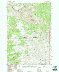 Download a high-resolution, GPS-compatible USGS topo map for Scott Peak, ID (1987 edition)