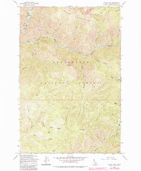 Download a high-resolution, GPS-compatible USGS topo map for Scurvy Mtn, ID (1984 edition)