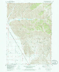 Download a high-resolution, GPS-compatible USGS topo map for Seamans Creek, ID (1986 edition)