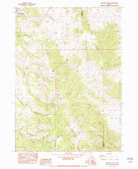 Download a high-resolution, GPS-compatible USGS topo map for Sedgwick Peak, ID (1982 edition)