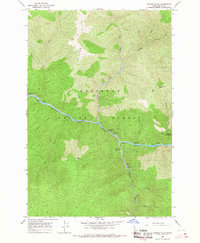 Download a high-resolution, GPS-compatible USGS topo map for Selway Falls, ID (1968 edition)