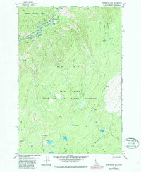 Download a high-resolution, GPS-compatible USGS topo map for Sheepeater Mtn, ID (1987 edition)