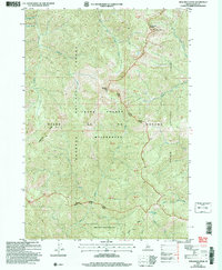 Download a high-resolution, GPS-compatible USGS topo map for Shellrock Peak, ID (2007 edition)