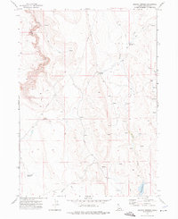 Download a high-resolution, GPS-compatible USGS topo map for Shoofly Springs, ID (1976 edition)