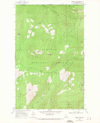 Download a high-resolution, GPS-compatible USGS topo map for Shorty Peak, ID (1971 edition)