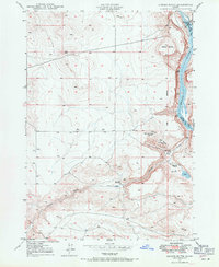 Download a high-resolution, GPS-compatible USGS topo map for Sinker Butte, ID (1971 edition)
