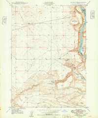 Download a high-resolution, GPS-compatible USGS topo map for Sinker Butte, ID (1949 edition)