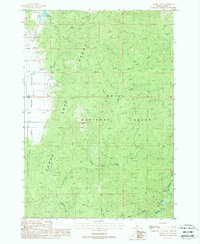Download a high-resolution, GPS-compatible USGS topo map for Sixmile Point, ID (1988 edition)