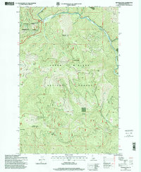 preview thumbnail of historical topo map of Kootenai County, ID in 1996