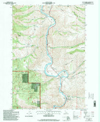 Download a high-resolution, GPS-compatible USGS topo map for Slate Creek, ID (1999 edition)
