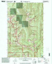 Download a high-resolution, GPS-compatible USGS topo map for Smith Peak, ID (1999 edition)