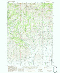 Download a high-resolution, GPS-compatible USGS topo map for Smoky Dome, ID (1986 edition)
