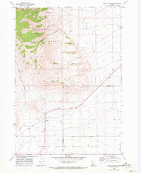 Download a high-resolution, GPS-compatible USGS topo map for Snaky Canyon, ID (1973 edition)