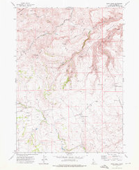 Download a high-resolution, GPS-compatible USGS topo map for Snow Creek, ID (1976 edition)