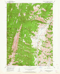 Download a high-resolution, GPS-compatible USGS topo map for Snowdrift Mountain, ID (1963 edition)