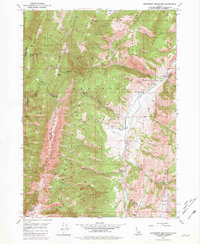 Download a high-resolution, GPS-compatible USGS topo map for Snowdrift Mountain, ID (1981 edition)