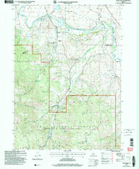 Download a high-resolution, GPS-compatible USGS topo map for Soda Peak, ID (2007 edition)