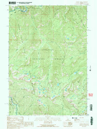 preview thumbnail of historical topo map of Custer County, ID in 1990