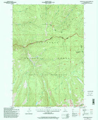 Download a high-resolution, GPS-compatible USGS topo map for Sourdough Peak, ID (1999 edition)