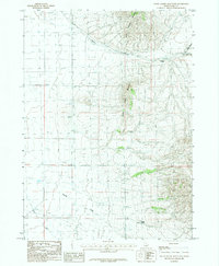 Download a high-resolution, GPS-compatible USGS topo map for South Chapin Mountain, ID (1985 edition)