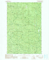Download a high-resolution, GPS-compatible USGS topo map for Spades Mountain, ID (1991 edition)
