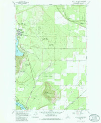 Download a high-resolution, GPS-compatible USGS topo map for Spirit Lake East, ID (1986 edition)