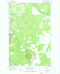 Download a high-resolution, GPS-compatible USGS topo map for Spirit Lake East, ID (1975 edition)