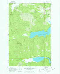 Download a high-resolution, GPS-compatible USGS topo map for Spirit Lake West, ID (1980 edition)