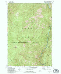 Download a high-resolution, GPS-compatible USGS topo map for Spot Mountain, ID (1995 edition)