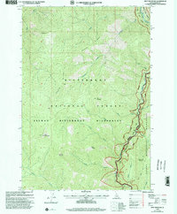 Download a high-resolution, GPS-compatible USGS topo map for Spot Mountain, ID (2002 edition)
