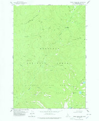 Download a high-resolution, GPS-compatible USGS topo map for Spread Creek Point, ID (1978 edition)