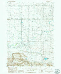 preview thumbnail of historical topo map of Camas County, ID in 1986