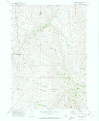 preview thumbnail of historical topo map of Gem County, ID in 1970