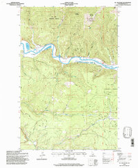 Download a high-resolution, GPS-compatible USGS topo map for St Joe Baldy, ID (1997 edition)