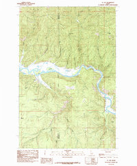 Download a high-resolution, GPS-compatible USGS topo map for St Joe, ID (1985 edition)
