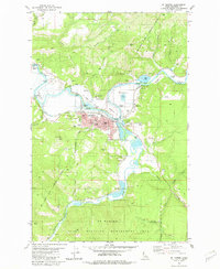 Download a high-resolution, GPS-compatible USGS topo map for St Maries, ID (1982 edition)