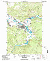 Download a high-resolution, GPS-compatible USGS topo map for St Maries, ID (1998 edition)
