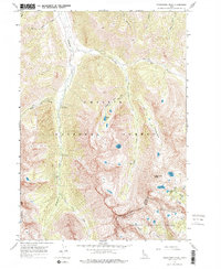 Download a high-resolution, GPS-compatible USGS topo map for Standhope Peak, ID (1976 edition)