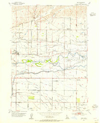 1953 Map of Eagle, ID, 1955 Print