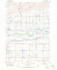 1953 Map of Star, ID, 1972 Print
