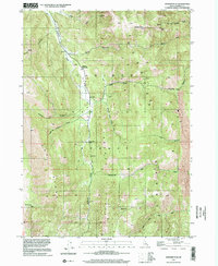 preview thumbnail of historical topo map of Caribou County, ID in 1999