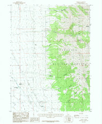 Download a high-resolution, GPS-compatible USGS topo map for Strevell, ID (1985 edition)