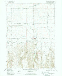 Download a high-resolution, GPS-compatible USGS topo map for Stricker Butte, ID (1986 edition)