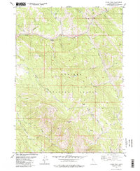 preview thumbnail of historical topo map of Caribou County, ID in 1980