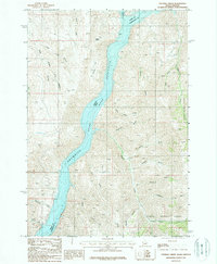 Download a high-resolution, GPS-compatible USGS topo map for Sturgill Creek, ID (1987 edition)