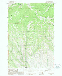 preview thumbnail of historical topo map of Washington County, ID in 1987