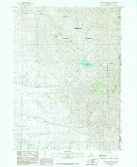 Download a high-resolution, GPS-compatible USGS topo map for Sublett Reservoir, ID (1985 edition)