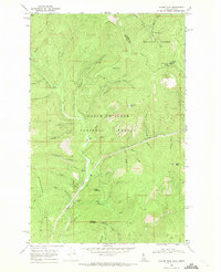 Download a high-resolution, GPS-compatible USGS topo map for Taylor Peak, ID (1971 edition)