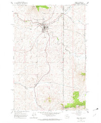 Download a high-resolution, GPS-compatible USGS topo map for Tekoa, ID (1965 edition)
